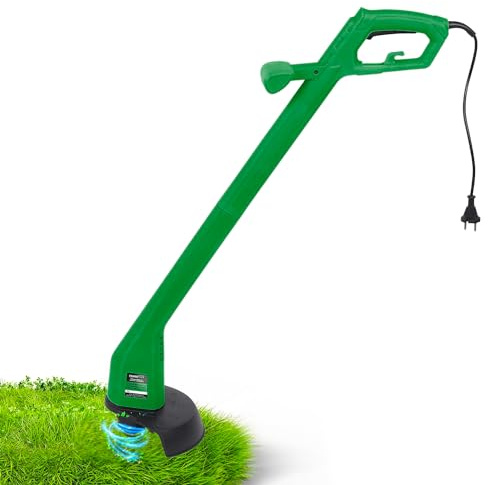 Avilia Elektrischer Rasentrimmer für den Garten – Perfekter Trimmer für Sträucher und Beete, Geschwindigkeit 14000 U/min, Schnittdurchmesser 22 cm, 230 V, 250 W, 95 x 25 x 12 cm
