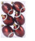 FUANA Weihnachtsbaumkugeln, Bruchsicher und leicht, 6 Stück, Kunststoff, Rund, Modern, Weihnachten