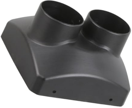 TOTMOX Autoheizungsauslassgehäuse, Auslasshaubenabdeckung, 60 mm Auslassöffnungsabdeckung mit 2 Löchern für Luft-Diesel-Standheizung, kompatibel mit Webasto 5 kW-Heizung