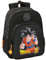safta Dragon Ball Combat Schulrucksack für Kinder, ideal für Kinder verschiedener Altersgruppen, bequem und vielseitig, Qualität und Widerstandsfähigkeit, 27 x 10 x 33 cm, Schwarz, M, Casual
