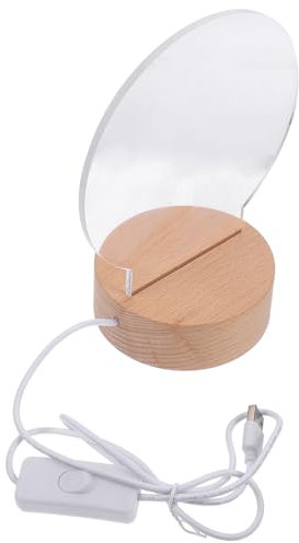 Gadpiparty Nachtlicht 3d Visuelle Acrylplatte Elch Tischlampe Kinder Nachtlicht Nachttischlampen