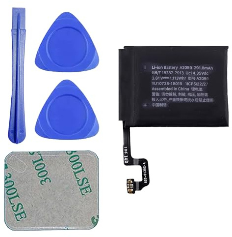 ERYNK A2059 Replacement Battery Compatible with Apple Watch Series 4 44 mm Replacement Battery with Tool Kit