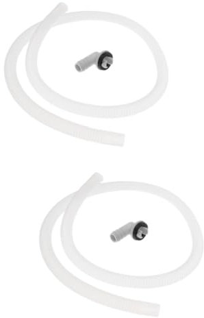 Ciieeo 2 Sätze Ablaufgarnitur für Klimaanlage Conditioner Haken Schwimmbad auslösen klimaanlage ersatzteile klimaschlauch Universalablauf für Klimaanlage Ersatz-AC-Ablaufschlauch PVC