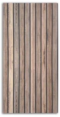 Panneau effet bois en résine EPS Modèle : SHERWOOD mesure 100 x 50 cm, épaisseur 2,5 cm, décoratif et isolant thermique