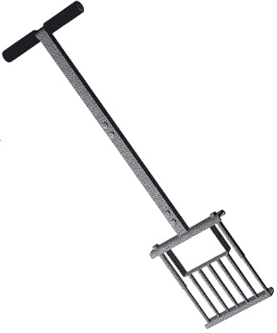 Lawn Aerator, Garden Plugger, Coring Tool, Manual Spike Design, Sturdy Steel Build, 103cm, 40.55 Inches, Soil Care Equipment for Grass Seeding Yard Landscaping Maintenance Work