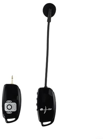 HEBEOT Micrófono inalámbrico para saxofón, ABS inalámbrico UHF 2.4G con un clip, para saxofón, erhu, saxofón trompeta (1 en 1 para Erhu)