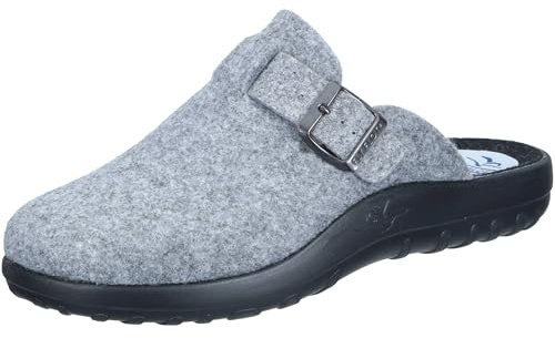 Fly Flot Herren Hausschuh Filz Pantoffel mit Schnalle 220090