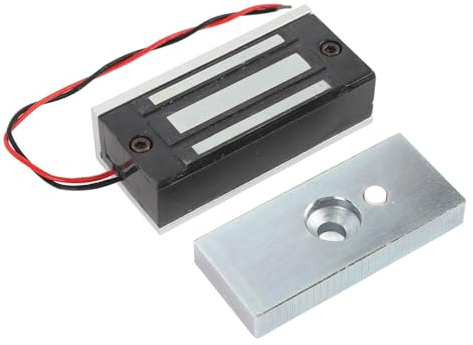 SIXRUN Elektromagnetisches Türschloss, 60 Kg Haltekraft, NC- für Metall-, Glas- und Brandschutztüren