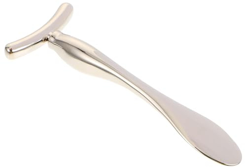 HINTRMENT 4 Stück Augencreme aus Zinklegierung Silber zur Anwendung von Hautpflegeprodukten Augenringe und Schwellungen für Tägliche Augenmassage