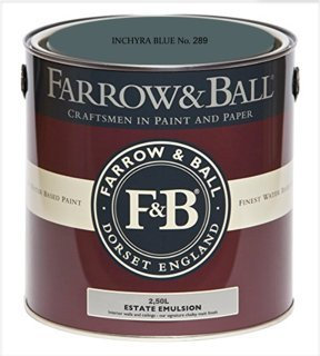 Farrow & Ball Estate Emulsion 2,5 Liter - INCHYRA BLUE No. 289