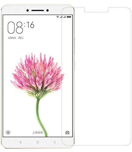 [2 paquetes] Xiaomi Mi Max 2 Protector de Pantalla, Xiaomi Mi Max 2 Protector de Pantalla de Vidrio Temperado, Antiarañazos HD Protector de Pantalla Transparente para 6.44'' Xiaomi Mi Max 2 [NO