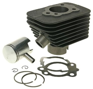 Zylinder Ersatzteil für/kompatibel mit Piaggio Boss, Bravo, Ciao, Grillo, Si 50ccm 10mm Kolbenbolzen