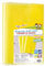 gimboo Hefthüllen Heftumschläge/ 25 Stück - 25er Packung/DIN A4/ Extra-Stark - 150 my aus PP/Farbmischung-Mix Transparent Klar/Kristallklar/Heftschoner für Schulhefte/Buchumschlag