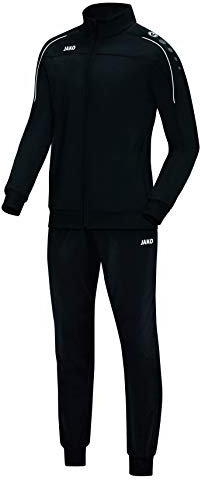 JAKO Kinder Trainingsanzug Polyester Classico, schwarz, 164, M9150