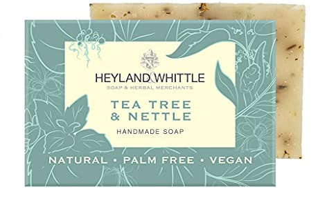 Heyland and Whittle - PALM FREE Tea Tree and Nettle Soap Bar, 120g