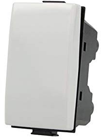 Pulsante 1P 16A Bianco Compatibile con Bticino Matix