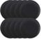 Maxwell & Williams Caviar Black Teller, Brotteller, Premium-Keramik, Schwarz, 15 cm, AX0066, 10er Set
