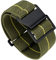 BINLUN Nylon Uhrenarmband Elastic Marinetaucher Fabric Nylon-Armbänder Stoff Militär Ersatz-armband Uhr Hakenverschluss Damen&Herren 18/20/22mm(Grün-Gelb, Schwarze Schnalle,22mm)
