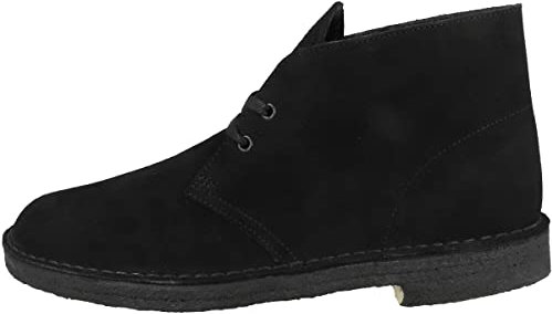 Clarks ORIGINALS Stivali da Deserto, Stivali tattico e Militare Uomo, Nero Sde, 45 EU