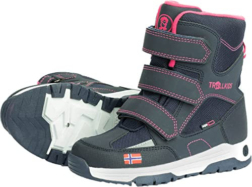 Trollkids Kids Lofoten Winter Boots 30, navy/pink