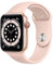 Apple Watch Series 6 (GPS + Cellular, 44 mm) Aluminiumgehäuse Gold, Sportarmband Sandrosa