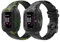 MoKo 2 Stück Armband Kompatibel mit Garmin Vivofit jr. 3 für Kinder, Weich Silikon Verstellbares Uhrenarmband Ersatzarmband, Tarnfarbe Grün & Tarnfarbe Grau