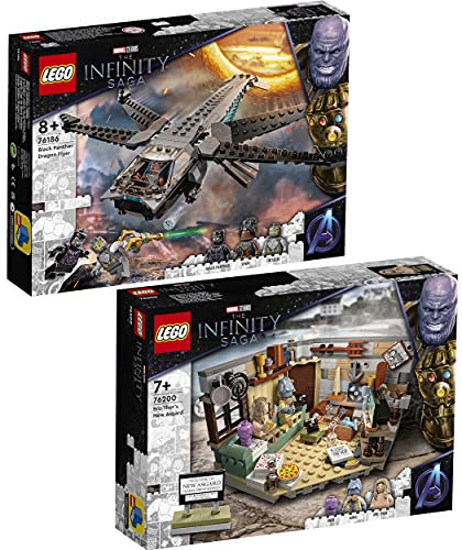 Lego 76200 Bro Thor New Asgard V29 & 76186 Black Panthers Libellule