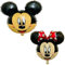 Balloons hub 32 Inch Micky Minie Mouse-Inspired Kids Birthday Party Decorations Super Shape for Baby Shower Gender Reveal Decorations Character Shaped Foil Balloon Pack of 2,Mick Minnie Face