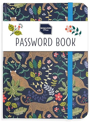 Boxclever Press Password Book. Never Forget a Password Again! Easy to Use Internet Password Book with Alphabetical Tabs for All Your Login Details. Untitled Password Book Small 11 x 15.5cm