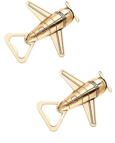 2 pcs Abrebotellas de Avión,Sacacorchos De Metal,para Celebraciones, Fiestas, Regalos, Coleccionables.