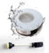 Sweier LED Einbaustrahler,GU10 IP65 Bad Deckenstrahler, Wasserdichte Deckenspots Badezimmer,Lochmass 2.76 Zoll, (No Inklusive Glühbirnen), 1er Set,LED Spot für Badezimmer