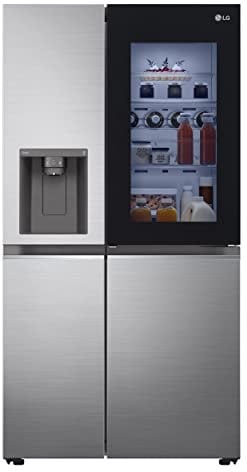 Frigorifico Americano Lg Gsxv80pzle Instaview Side By Side Dispensador Agua Hielo Y Hielo Picado Acero Inox Led