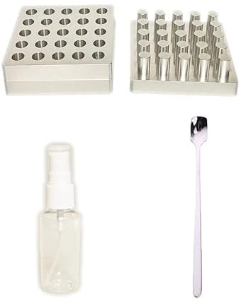 Pillenmacher, Tablettenherstellungsmaschine, Pillenpresse, Aluminium-Handwerkzeug, Tablettenformwerkzeug, Heimgebrauch 9/25 Löcher (25 Löcher (10 mm))