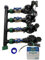 Suinga Sistema de Riego Automático para jardin de 4 zonas con Programador y Electroválvula Rain Bird HV 1 24v