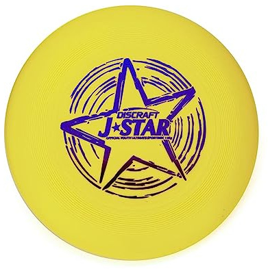 Discraft Uni Jugend Jstar.Yellow Eine Junior-Scheibe, gelb, 145gr