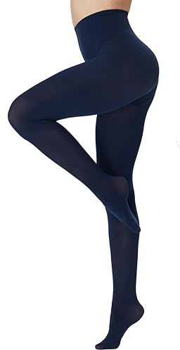 DUCMODA Damen Strumpfhose 80 DEN 29 Farben Elastisch Feinstrumpfhose Blickdicht Pantyhose Bunte Damenstrumpfhosen