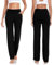 Yogahose Jogginghose Damen Verdickte Version Mit Taschen Freizeithose Straight Leg Modal Sporthose Damen Mode Lounge Running Lang Frauen Hose Yoga Trousers Workout Leisure Jogging Bottoms Schwarz L