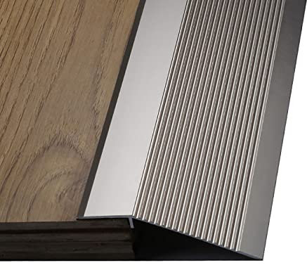 Rampes de seuil domestique en alliage d'aluminium, bande réductrice de transition de sol légère antidérapante, garniture de seuil de porte, pour scooters, fauteuil roulant, robot de balayage intérieur