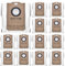 12 Bolsas de recambio Conga 2299-2499-7490-8290 genérico compatible con Aspirador Conga 2299, Aspirador Conga 2499, Aspirador Conga 7490, Aspirador Conga 8290. Repuesto compatible