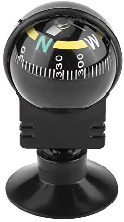 LKW-Auto-Kompass, Armaturenbrett-Ständer, Kompass, Navigation, Wanderführer mit Saughalterung für Boot, Radfahren, Marine-LKWs