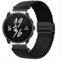 GIOPUEY Armband Kompatibel mit SUUNTO Race S 45mm, Geflochtenes Nylon Armband [Unisex] elastisch Ersatzarmband - Black