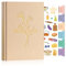 Lanpn Rezeptbuch Kochbuch zum Selberschreiben, A5 Rezepte Buch Hardcover zum Ausfüllen, Rezeptbuch DIY Kochbuch Selbst Schreiben, Recipe Book Backbuch Schreiben Meine Rezepte, Hafer