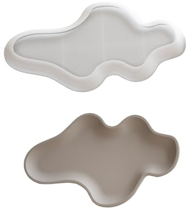 Basteln Sie Ihre eigenen Harz- und Betonschalen, stabiles Silikon, Heimdekoration mit großen, ovalen, eleganten Formen, für den täglichen Gebrauch