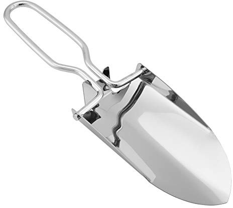 Mini Pelle Pliante Portable, Pelle de Survie Multifonctionnelle pour la Pêche en Plein Air et Le Camping