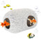 LANCARE Aquarium-Versteck, Felsenhöhle für Wassertiere für kleine Fische, Garnelen zum Paaren, Spielen und Ausruhen, Betta Versteck, sichere und ungiftige Keramik Aquarium-Ornamente (B)
