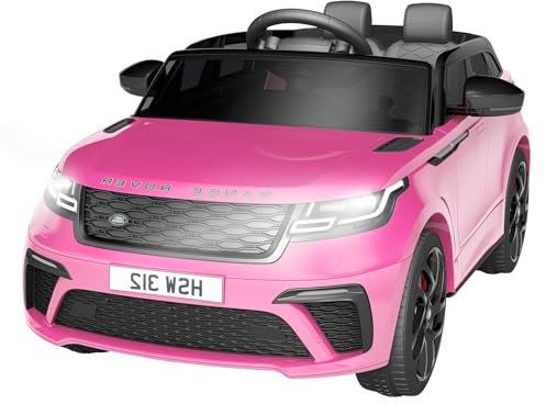 Land Rover Voiture électrique 12 V avec télécommande, voiture électrique pour enfants de 3 à 8 ans avec lecteur MP3