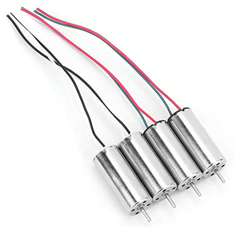 4 PCs Coreless, Hoher Geschwindigkeitsmotor mit Niedrigem Verbrauch 44000 U/Min Drohne Hobbys Flugzeugmotoren für Modell 44000 U/Min