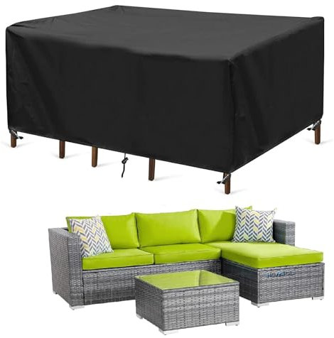 Wasserdichte Schutzhülle für Gartenmöbel, Tisch und Sofa, 400 x 185 x 80 cm