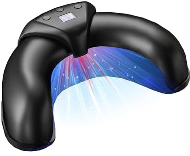 2025 6.0 Upgrade Nagelpil Lasergerä【mit Zeitanzeige - 30s/60s/99s】Faltbares Gerät Nagelpilz Lasergerä 905nm Infrarotlicht/470nm Blaulicht und geeignet für den Heimgebrauch(Schwarz)