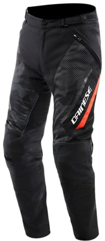 DAINESE Drake 2 Super Air Tex Pants Pantaloni Moto in Tessuto Mesh, Ventilati e Leggeri, con Protettori Rimovibili Uomo (Pacco da 1)